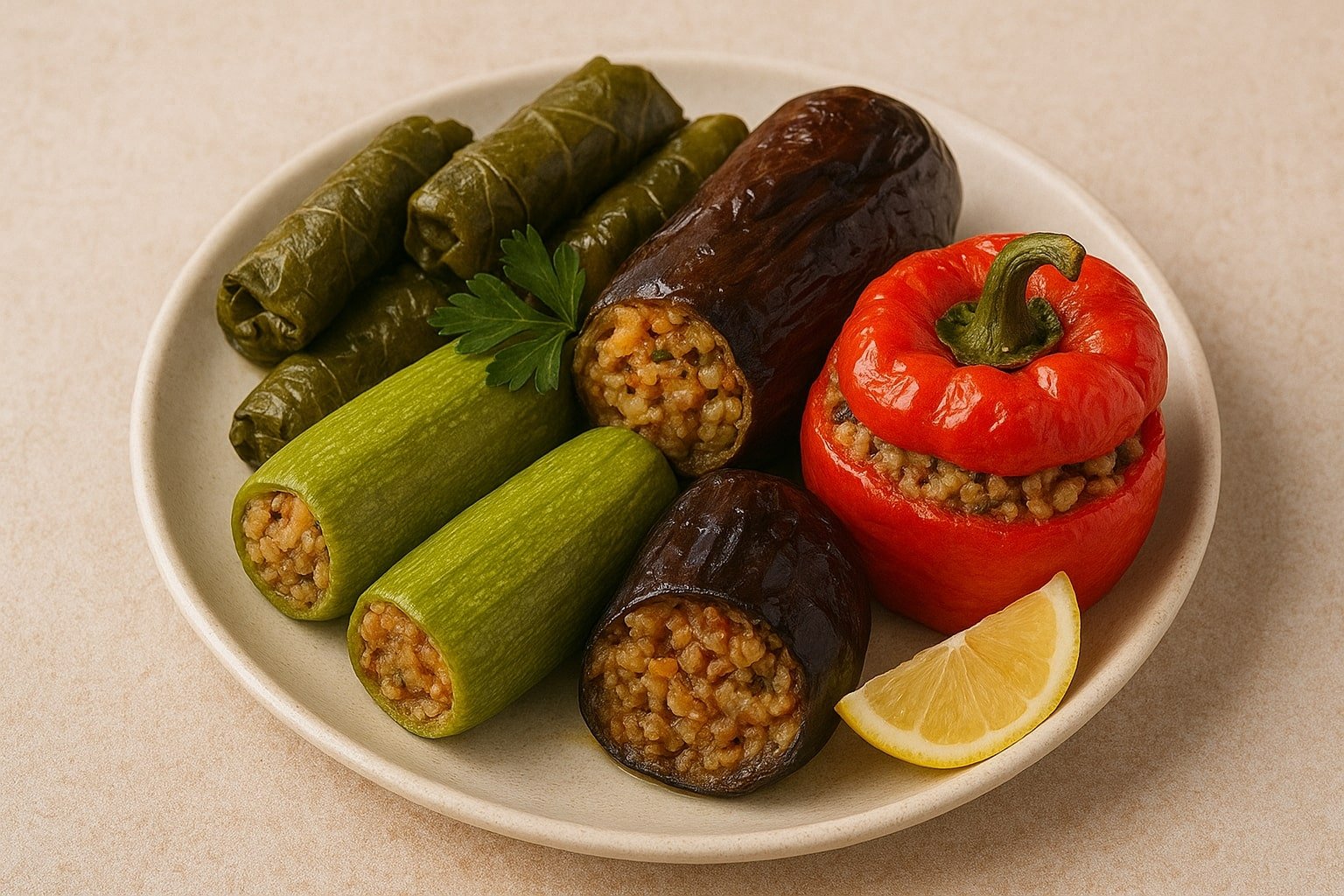 Mixed Stuffed Vegetables